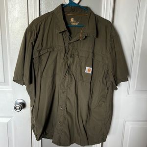Nice XL Carhartt Work shirt button up. Small hood but otherwise great condition